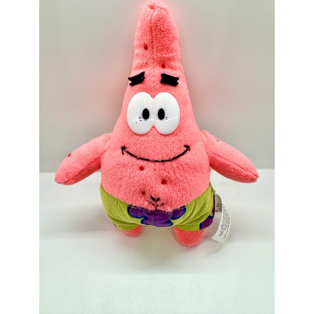 Vintage 2002 Nanco Patrick Star Plush SpongeBob SquarePants Nickelodeon 8.5"